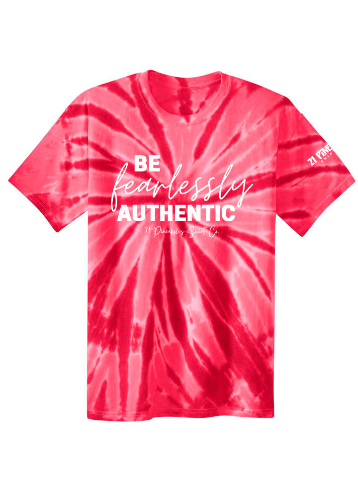 Be Fearlessly Authentic Youth Tie Dye Tee