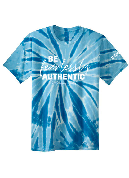 Be Fearlessly Authentic Youth Tie Dye Tee