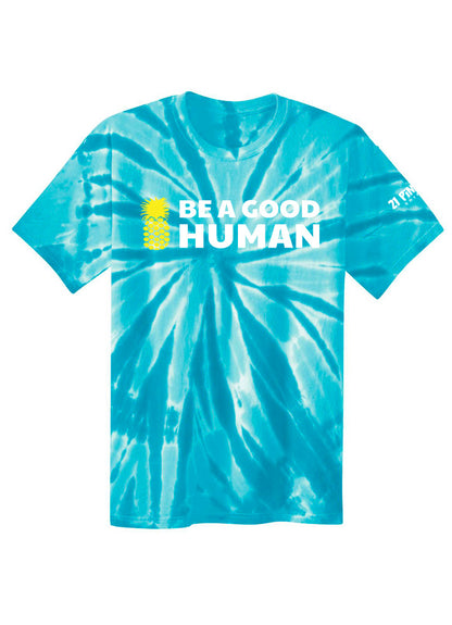 Be A Good Human Main Youth Tie Dye Tee