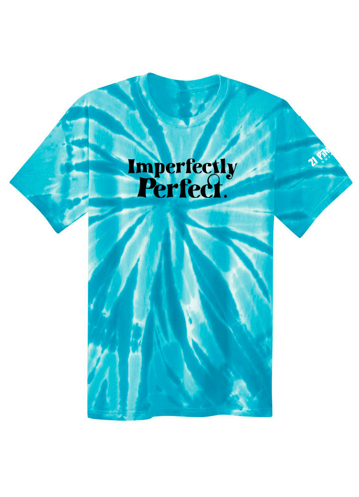 Imperfectly Perfect Black Youth Tie Dye Tee