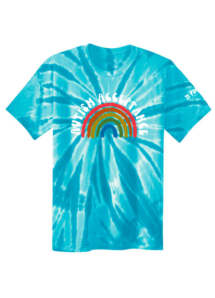 Autism Acceptance Youth Tie Dye Tee