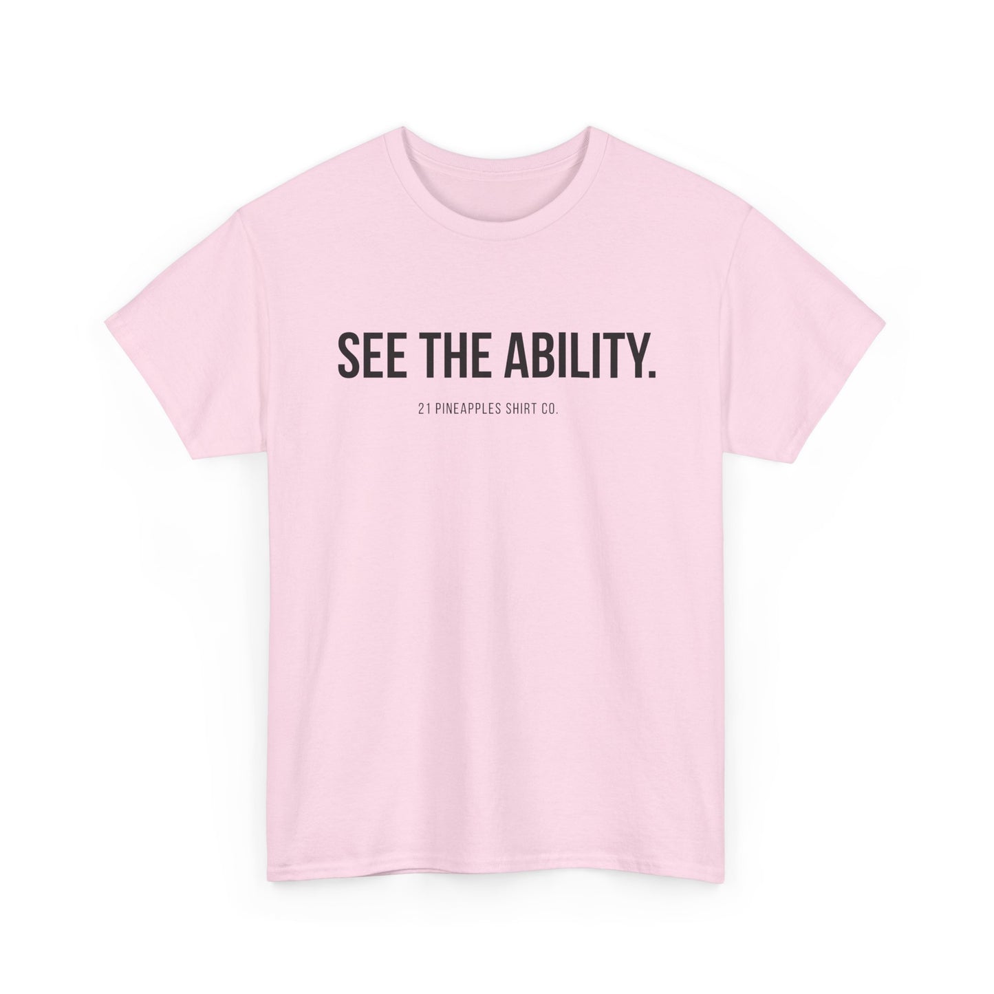 See The Ability Black Tee