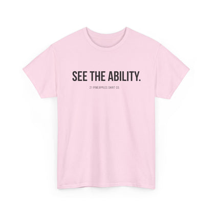 See The Ability Black Tee