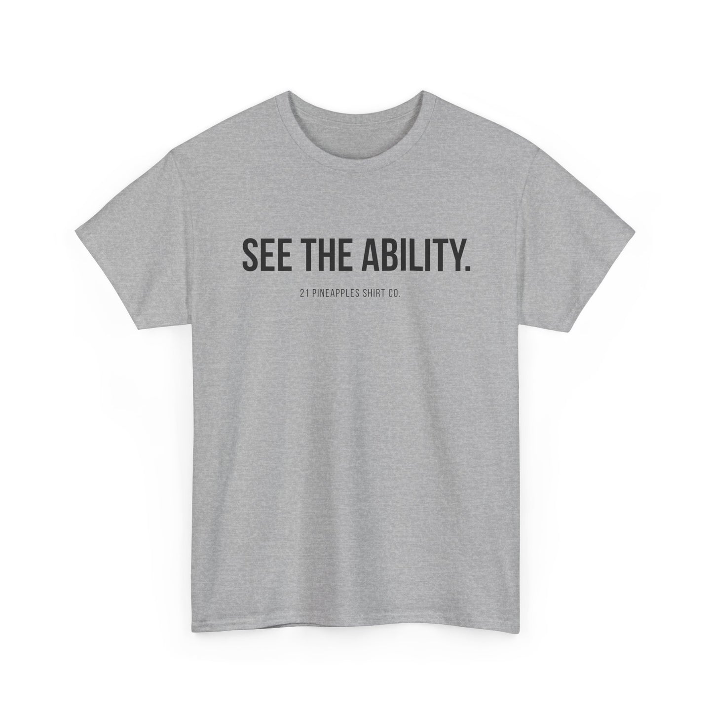 See The Ability Black Tee