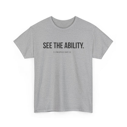 See The Ability Black Tee