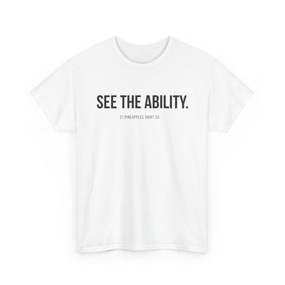 See The Ability Black Tee
