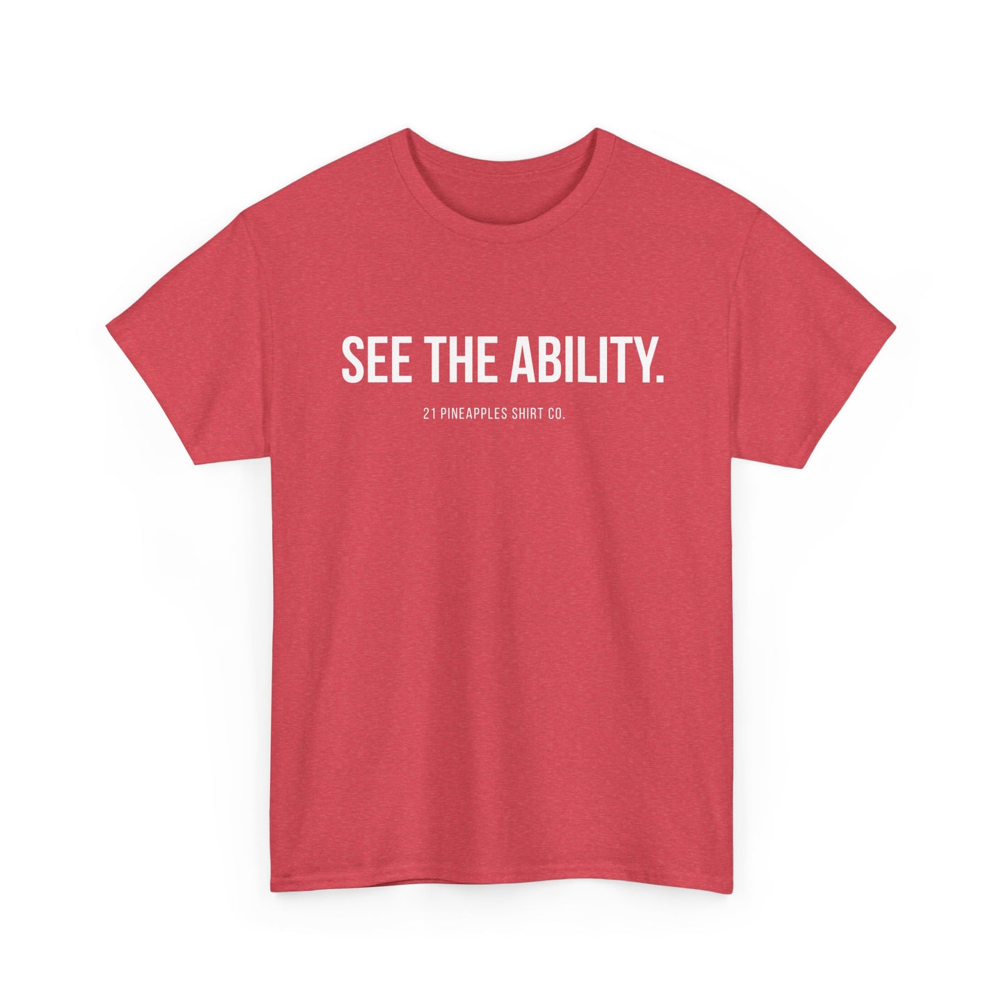 See The Ability White Tee