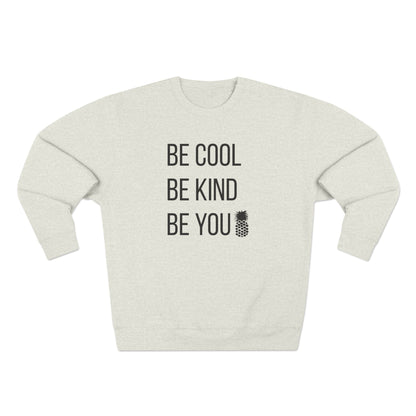 Be Cool FULL Black Print Crewneck