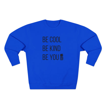 Be Cool FULL Black Print Crewneck