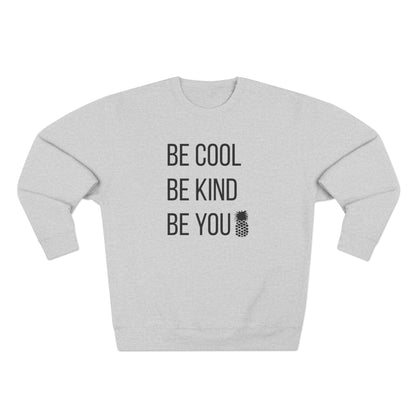 Be Cool FULL Black Print Crewneck