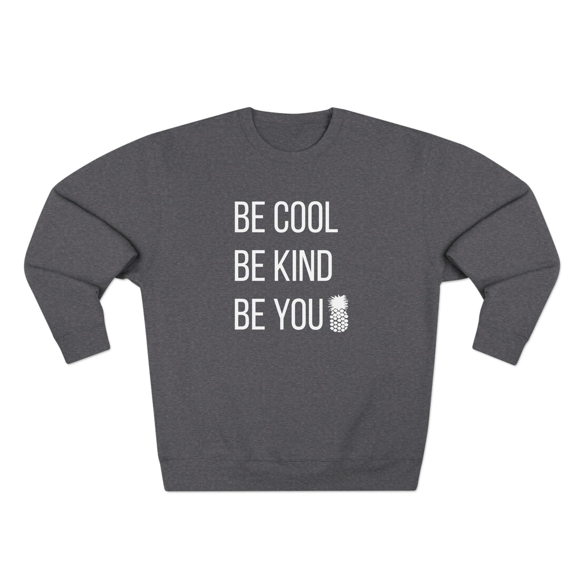 Be Cool FULL White Print Crewneck