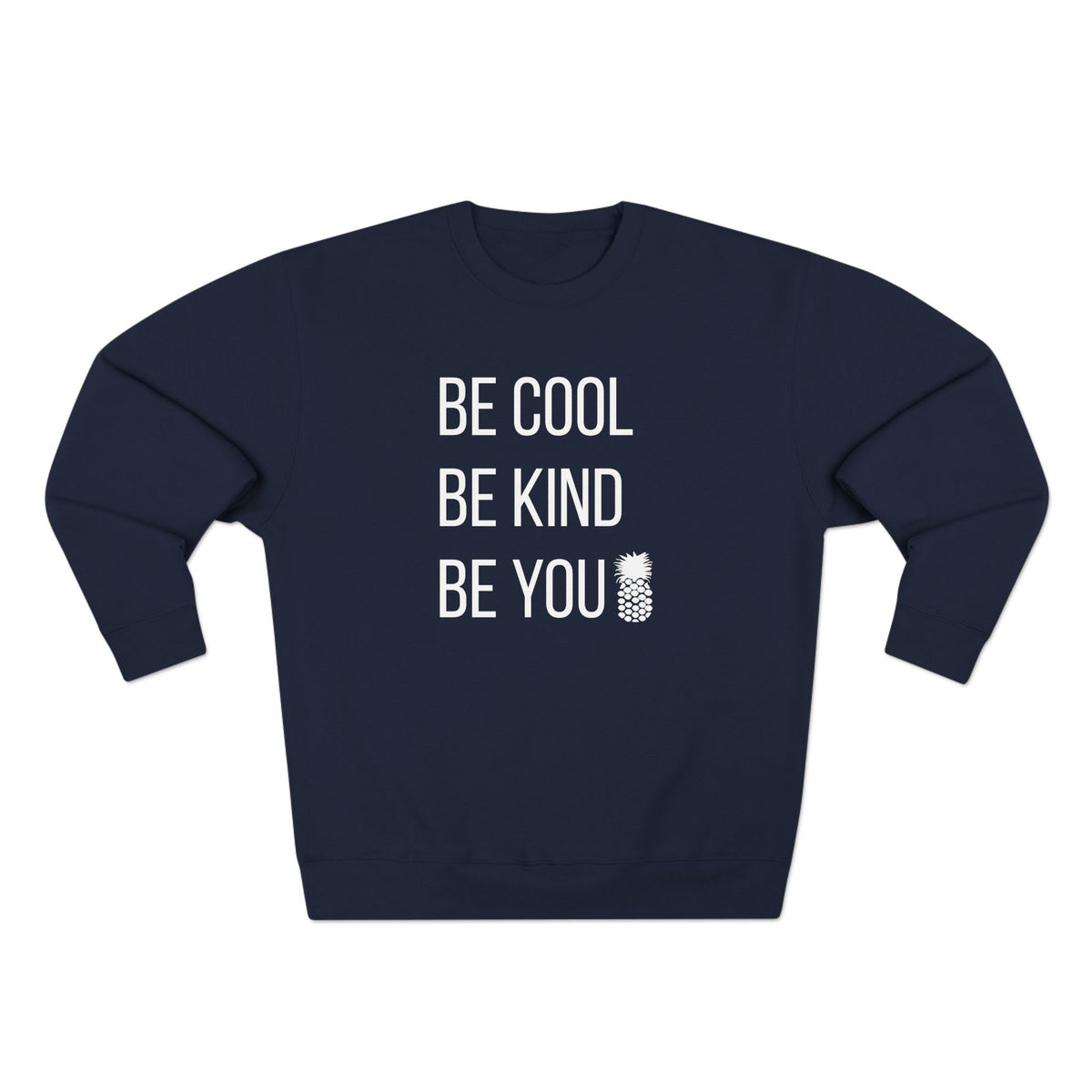 Be Cool FULL White Print Crewneck