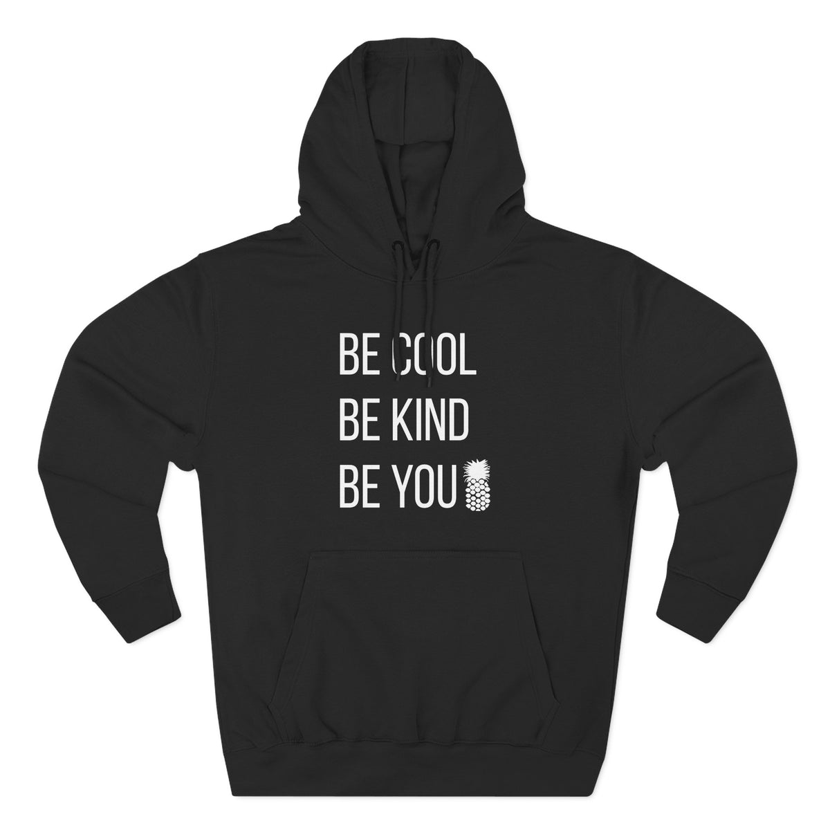 Be Cool FULL White Print Hoodie