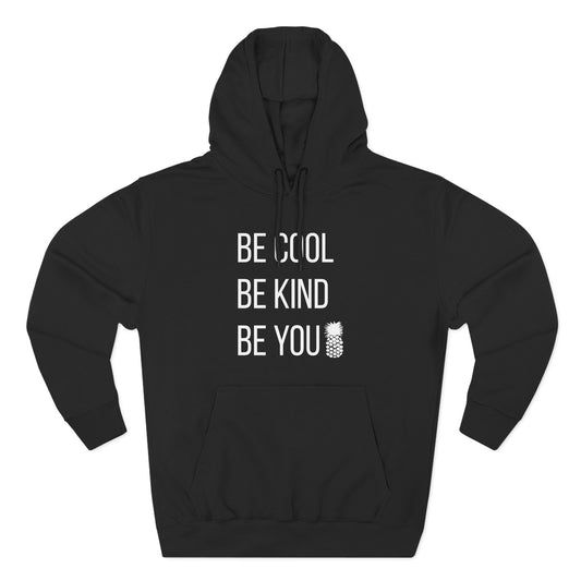 Be Cool FULL White Print Hoodie