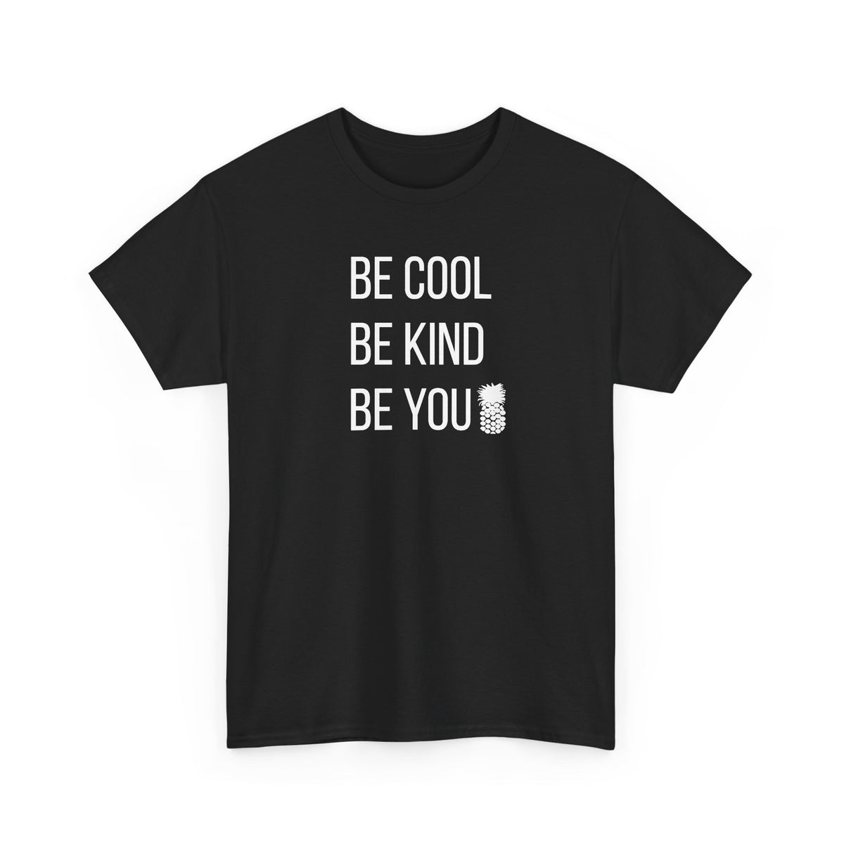 Be Cool FULL White Print Tee