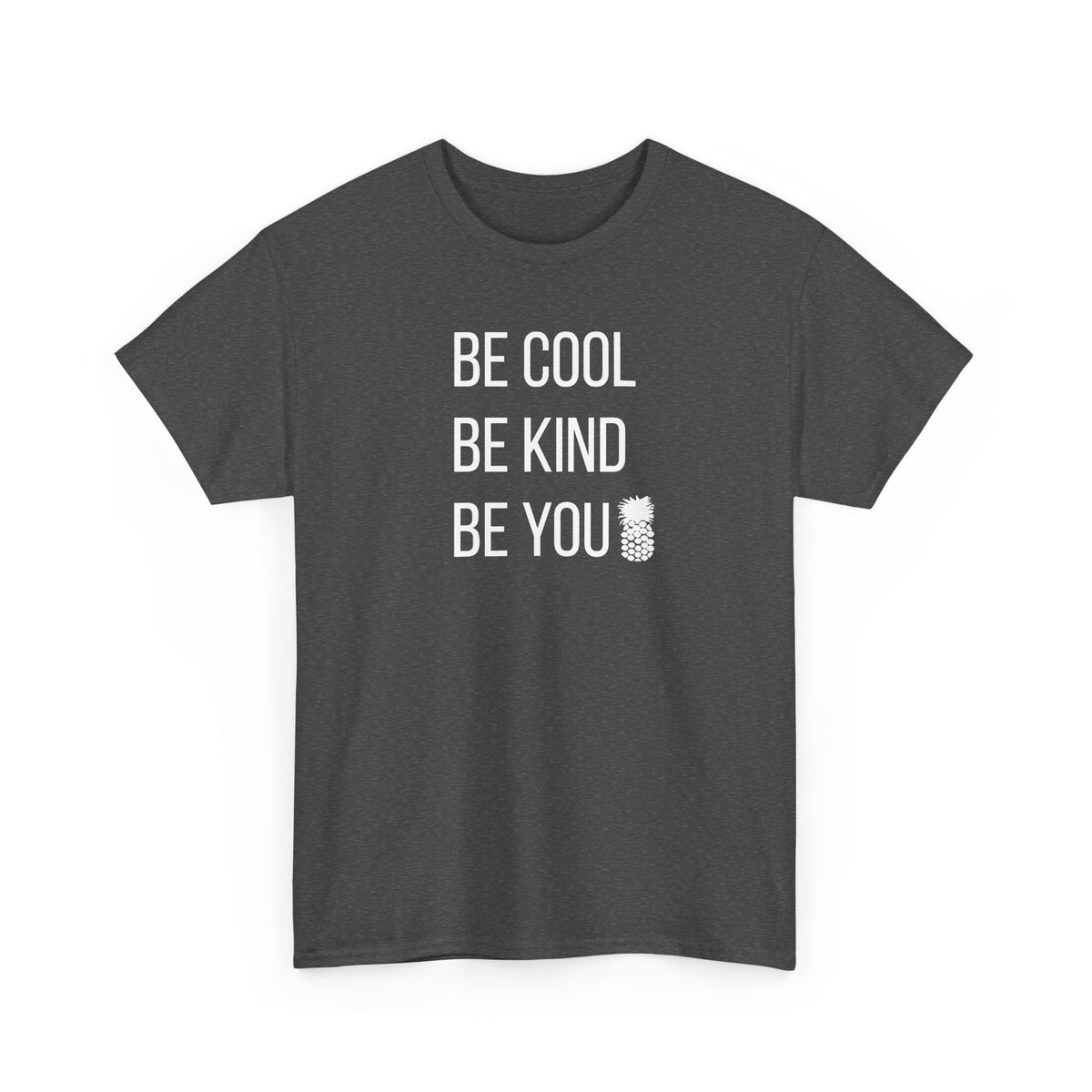 Be Cool FULL White Print Tee