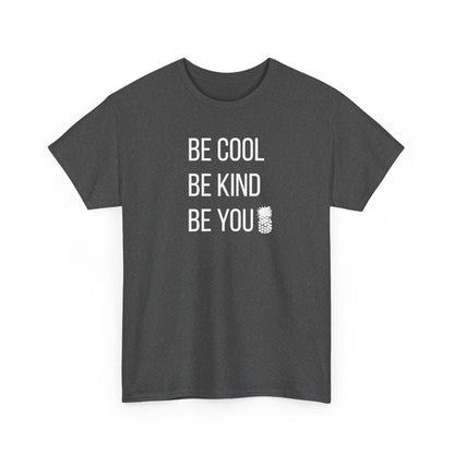 Be Cool FULL White Print Tee