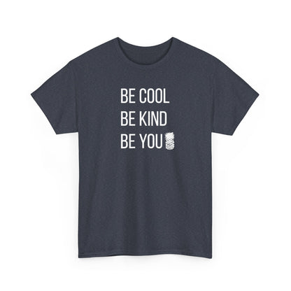 Be Cool FULL White Print Tee