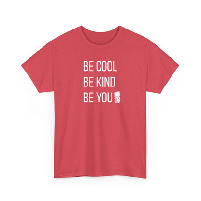 Be Cool FULL White Print Tee