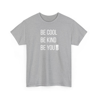 Be Cool FULL White Print Tee