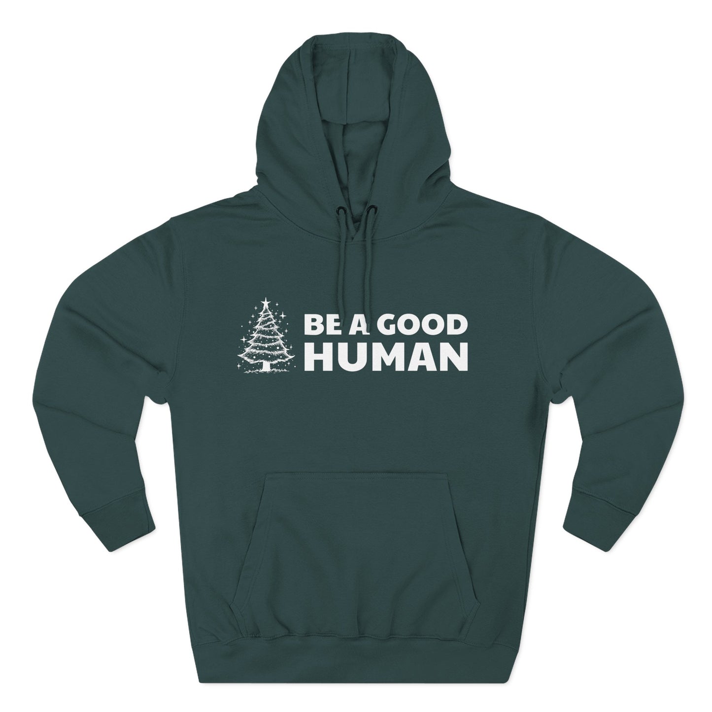 Be A Good Human Christmas Hoodie