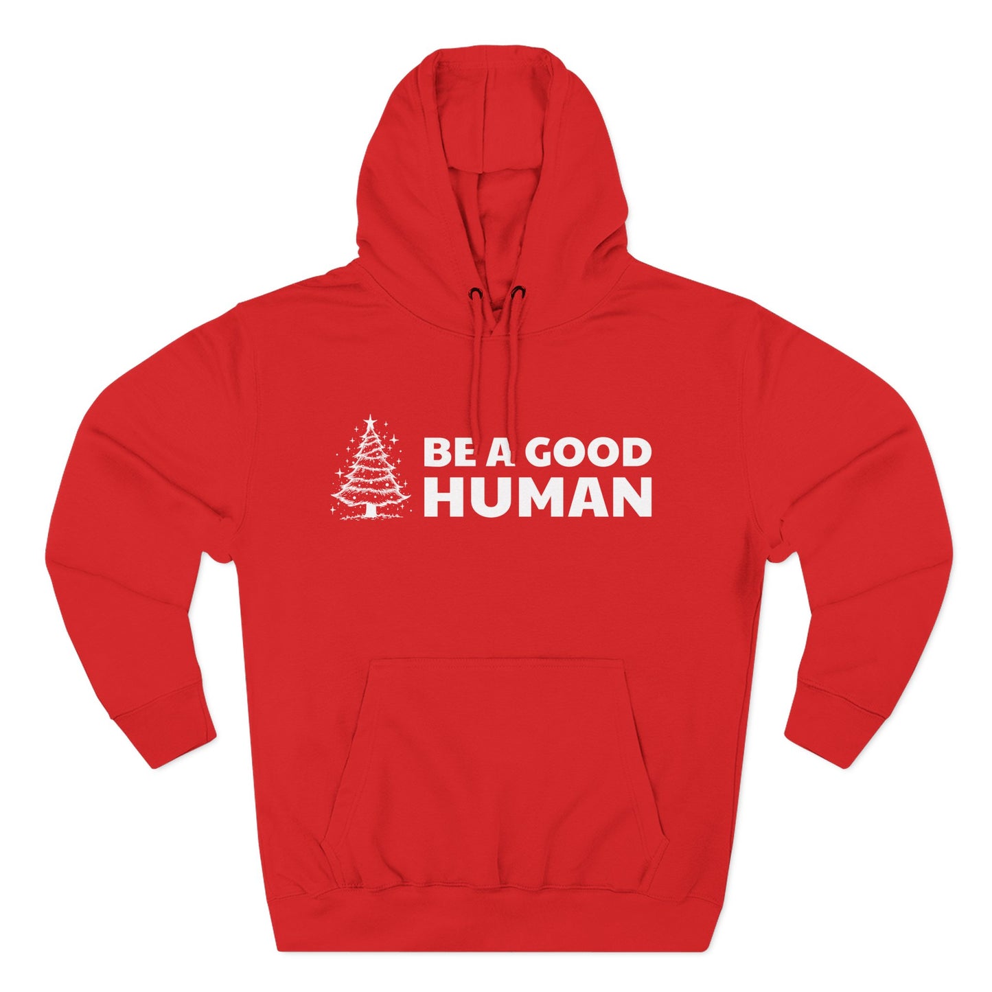 Be A Good Human Christmas Hoodie