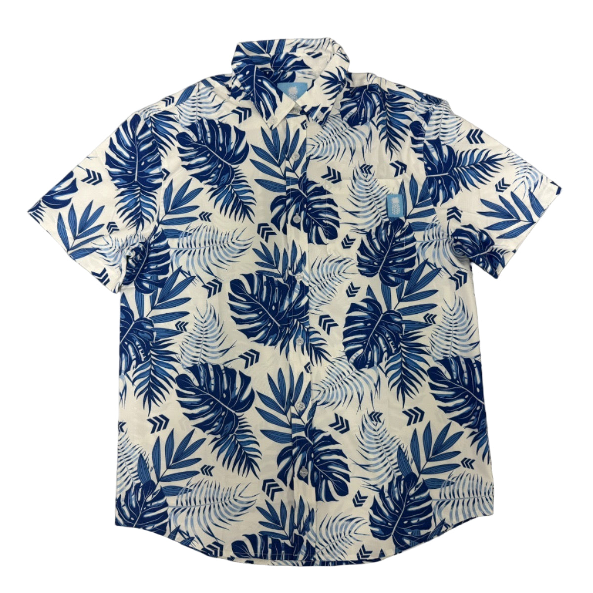 21 Pineapples "Blue Lagoon" Button Up Shirt