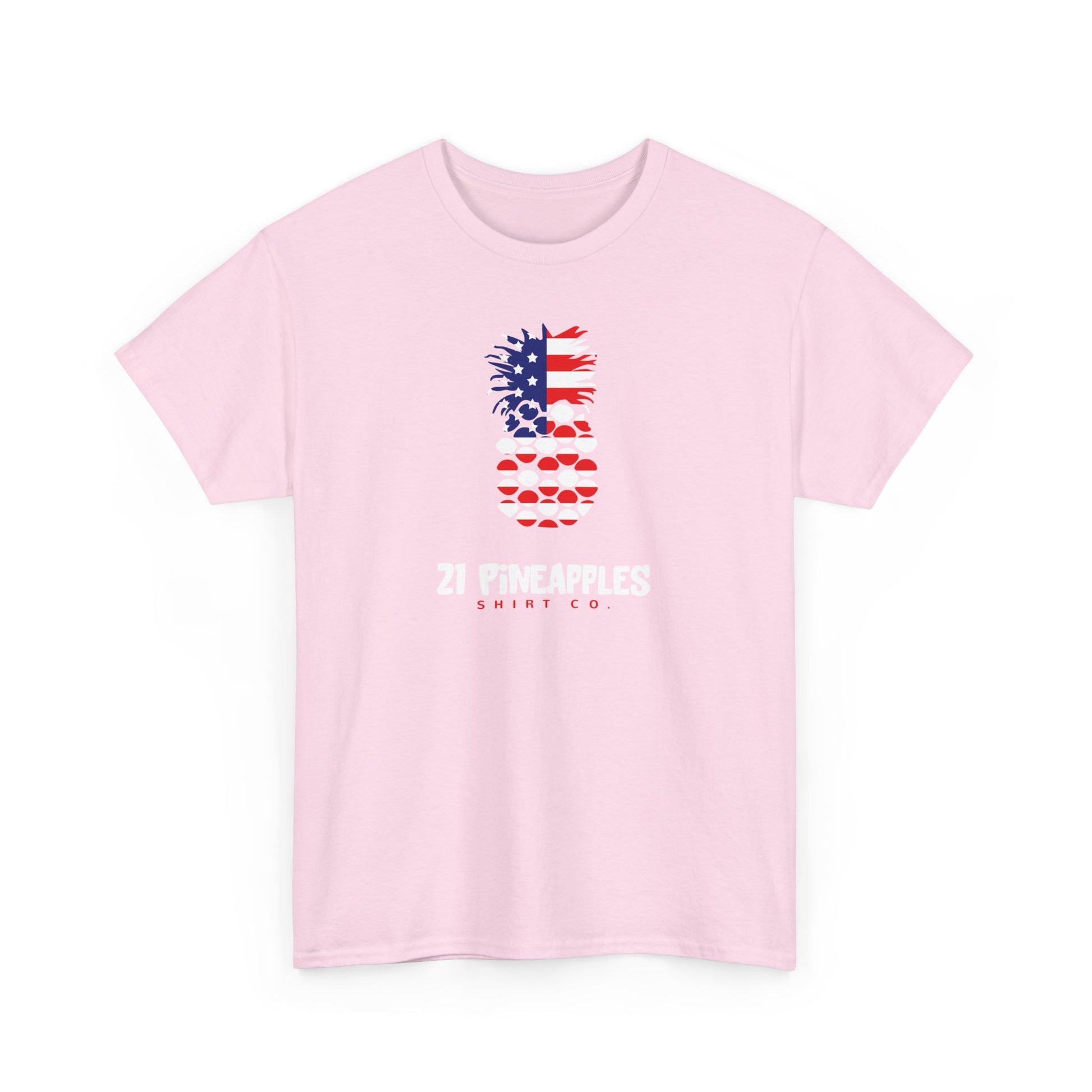 21 Pineapples American Flag Tee
