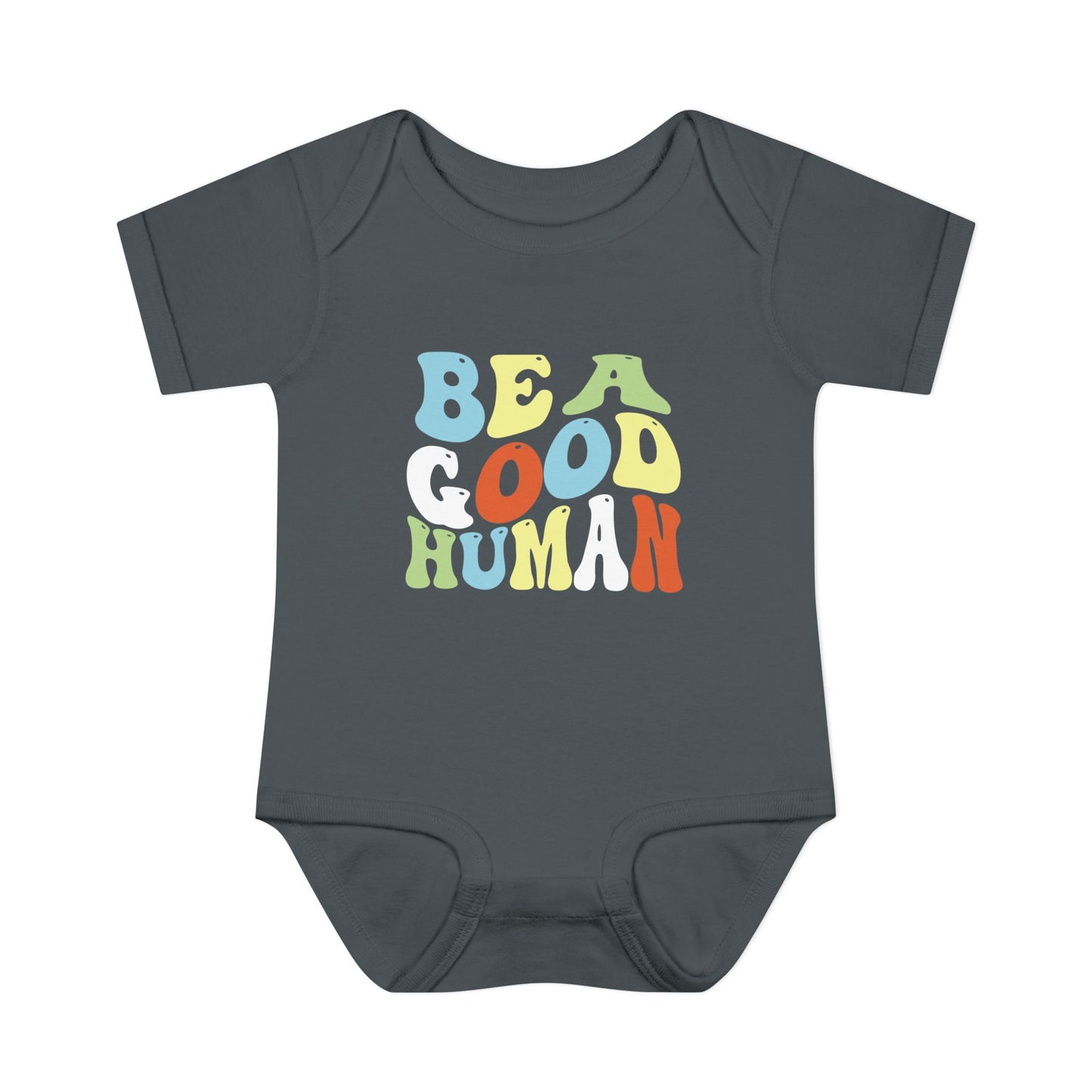 Be A Good Human Groovy Onesie