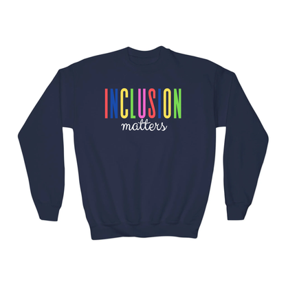 Inclusion Matters YOUTH Crewneck
