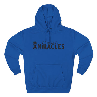 I Believe In Miracles Black Hoodie