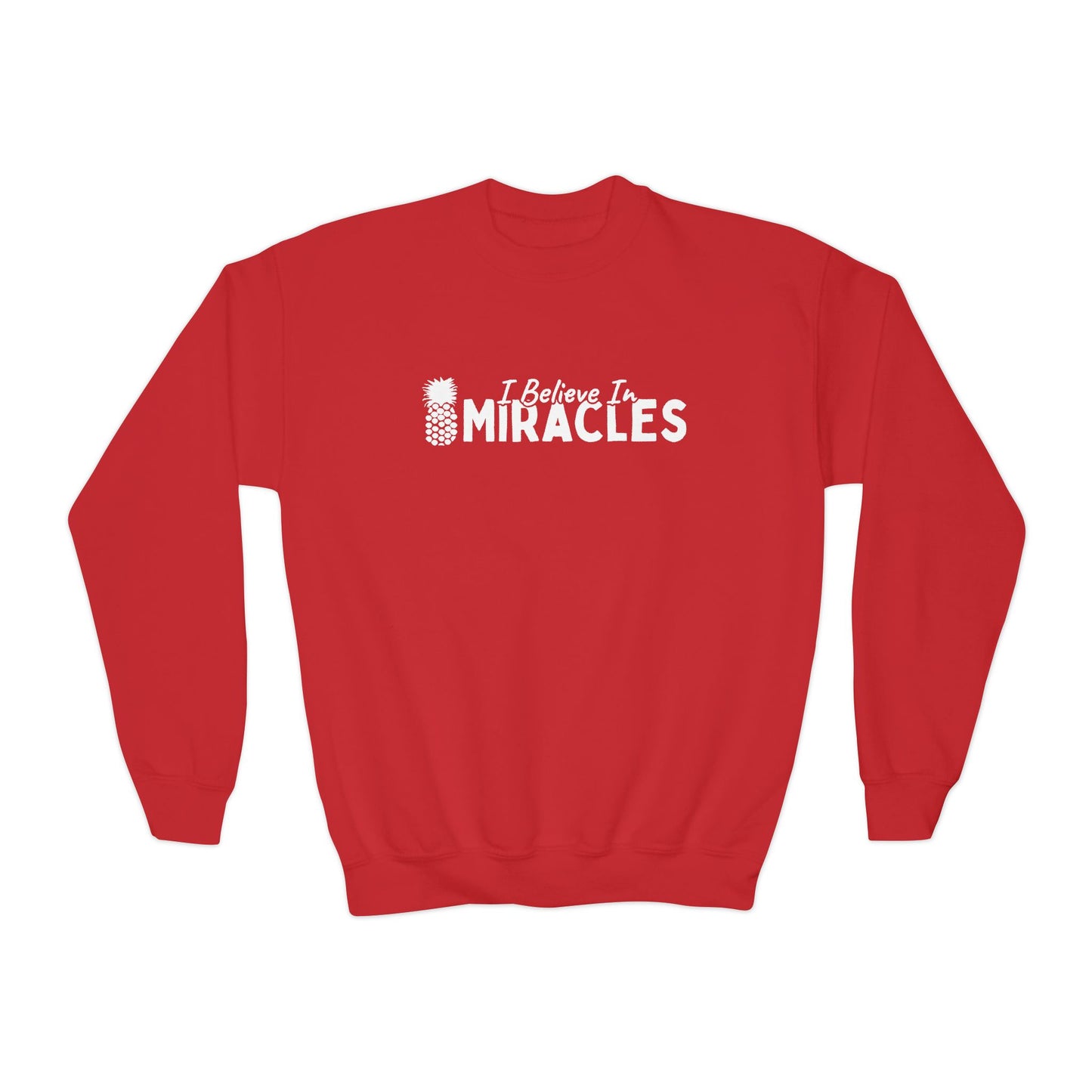 I Believe In Miracles YOUTH Crewneck