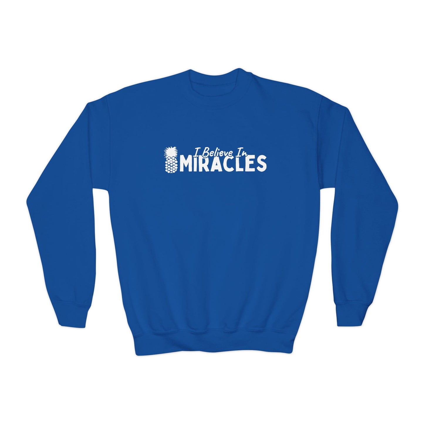I Believe In Miracles YOUTH Crewneck