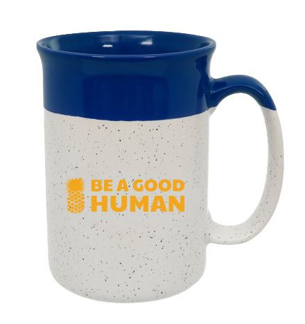 Be A Good Human Glazed Tone Ceramic Mug