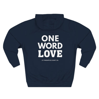 One Word Love Hoodie