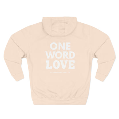 One Word Love Hoodie