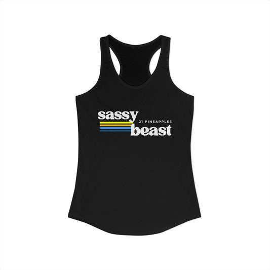 Sassy Beast Retro Women's Tank Top