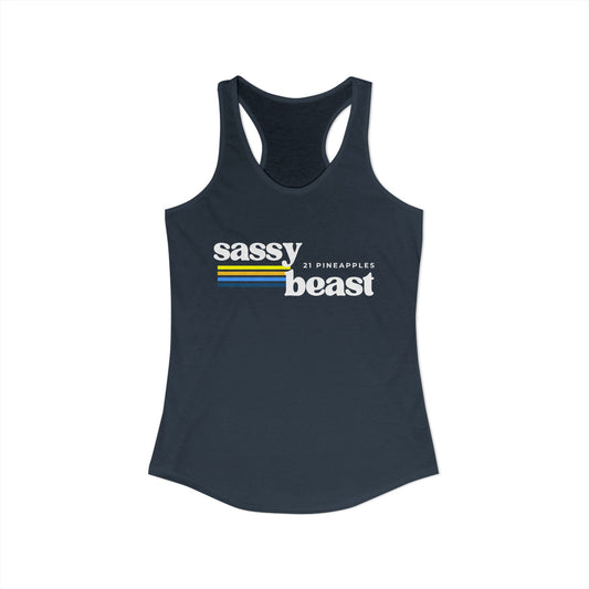 Sassy Beast Retro Women's Tank Top