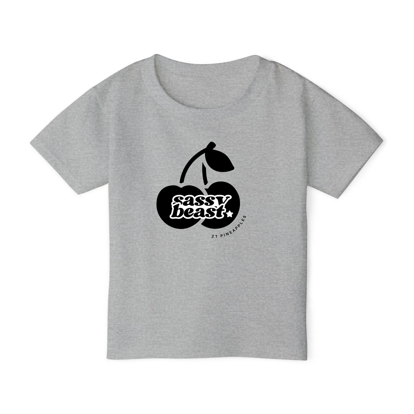 Sassy Cherries Black TODDLER TEE