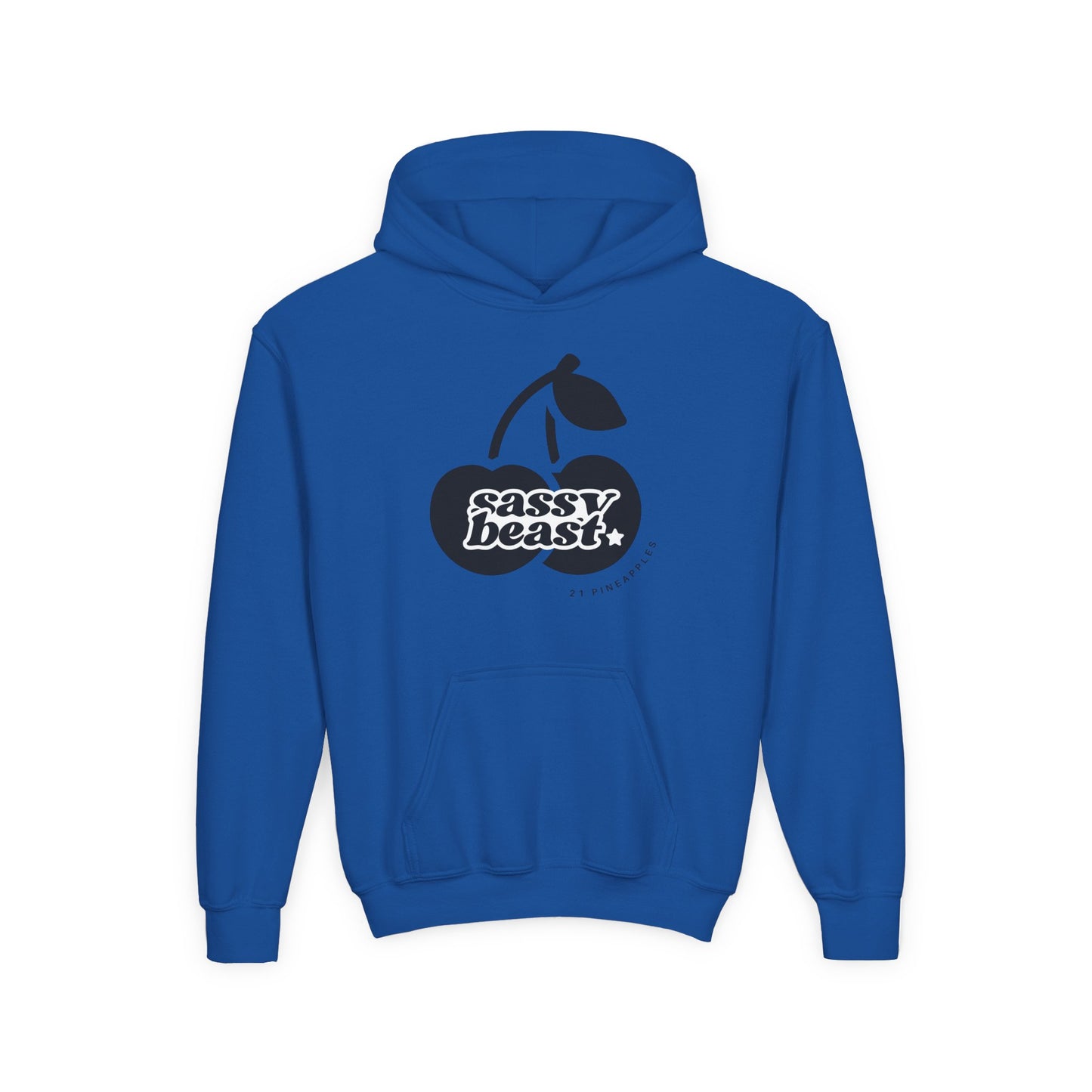 Sassy Beast Black Cherries YOUTH HOODIE