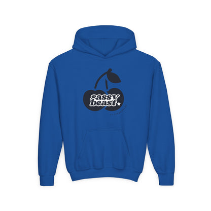 Sassy Beast Black Cherries YOUTH HOODIE
