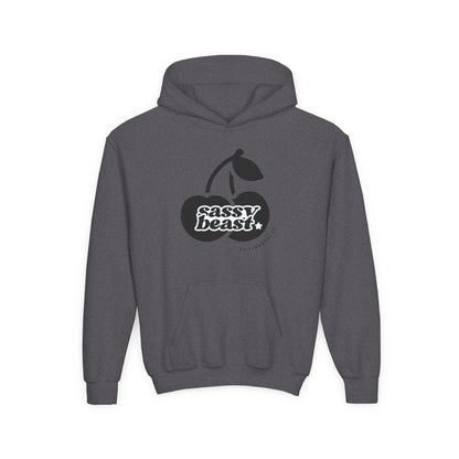 Sassy Beast Black Cherries YOUTH HOODIE