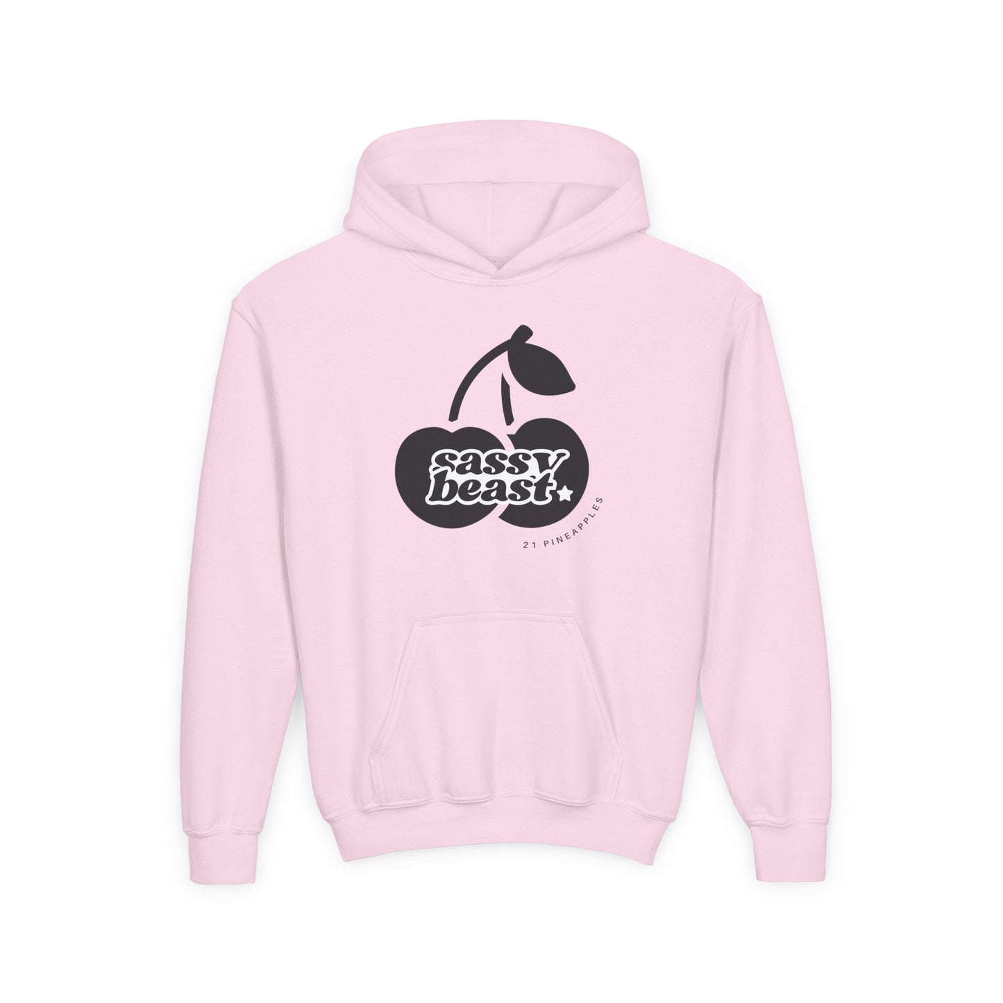 Sassy Beast Black Cherries YOUTH HOODIE