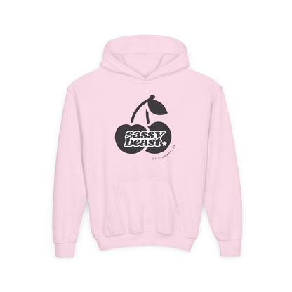 Sassy Beast Black Cherries YOUTH HOODIE