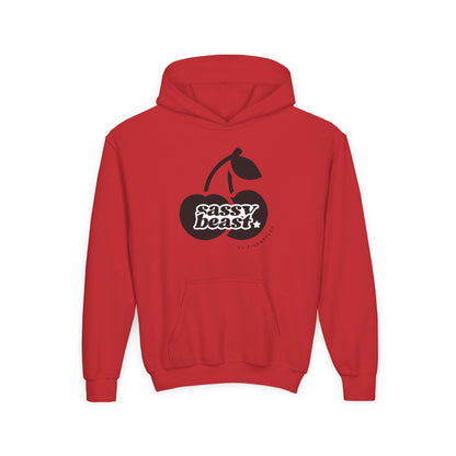 Sassy Beast Black Cherries YOUTH HOODIE