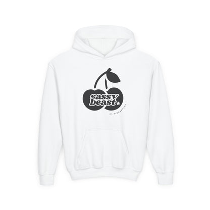 Sassy Beast Black Cherries YOUTH HOODIE