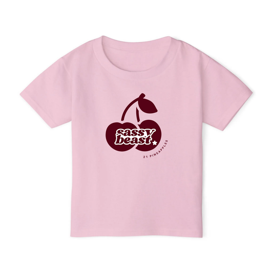 Sassy Cherries Red TODDLER TEE