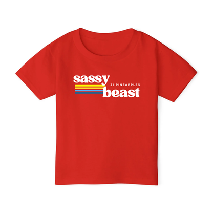 Sassy Beast Retro TODDLER TEE