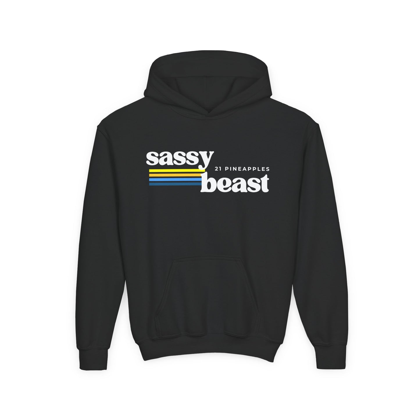 Sassy Beast Retro YOUTH HOODIE