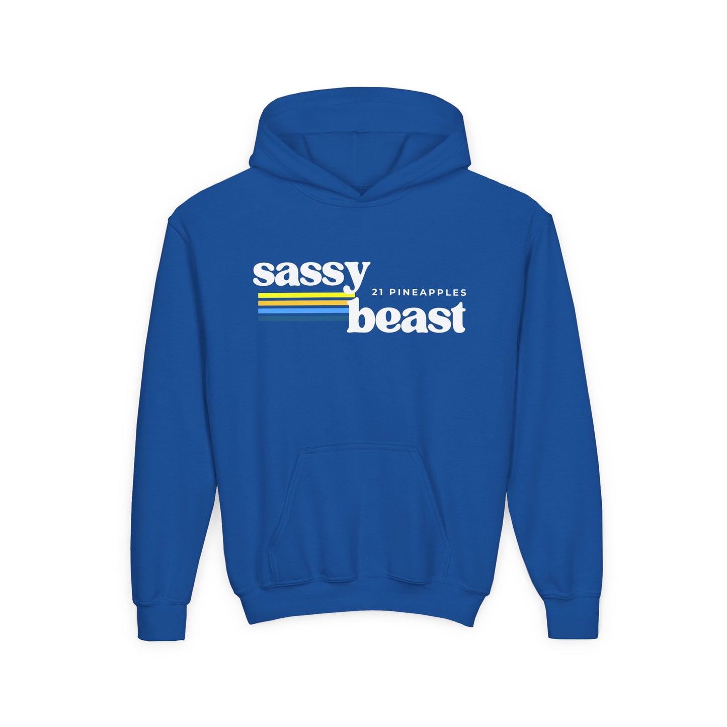 Sassy Beast Retro YOUTH HOODIE